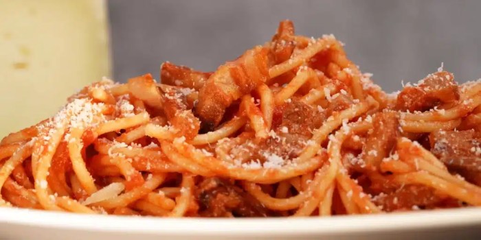 All amatriciana sauce recipe