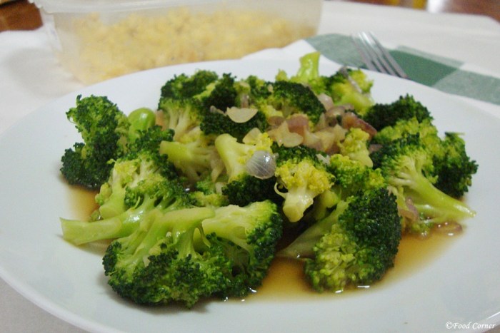 Broccoli recipes with soy sauce