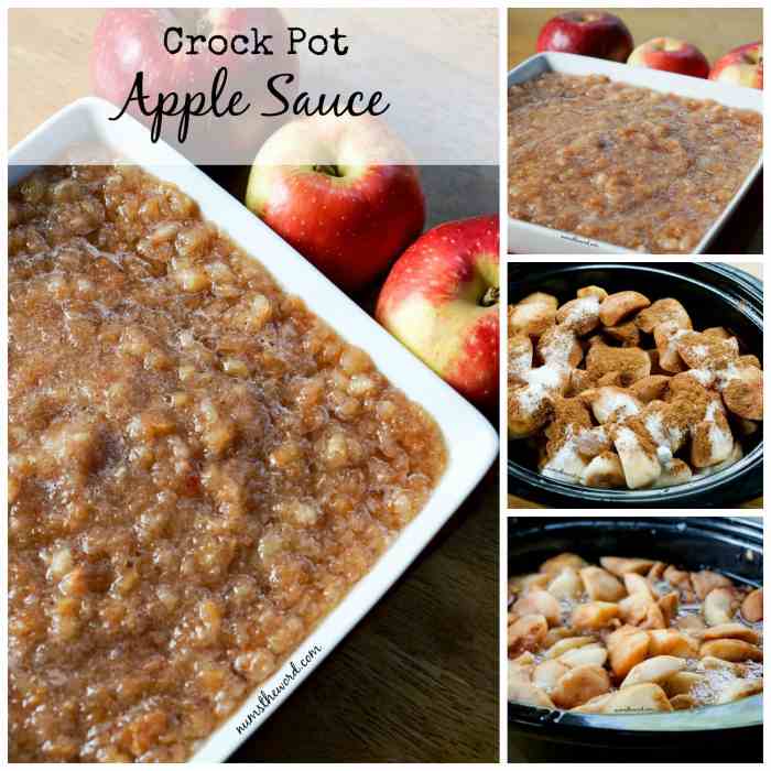 Apple sauce crock pot recipe